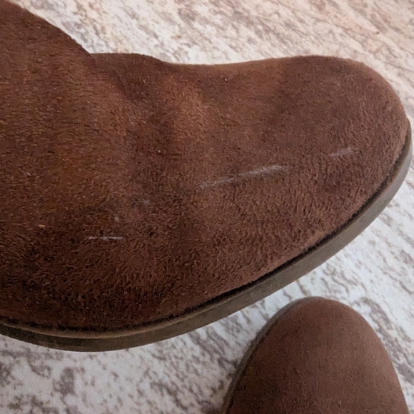 Brown Suede Ankle Boots - Picture 6 of 11